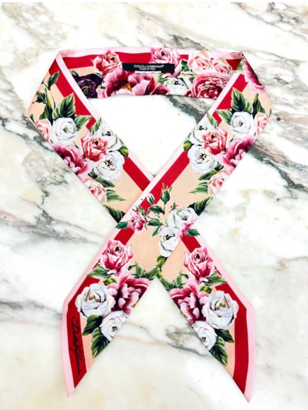 Dolce & Gabbana floral scarf